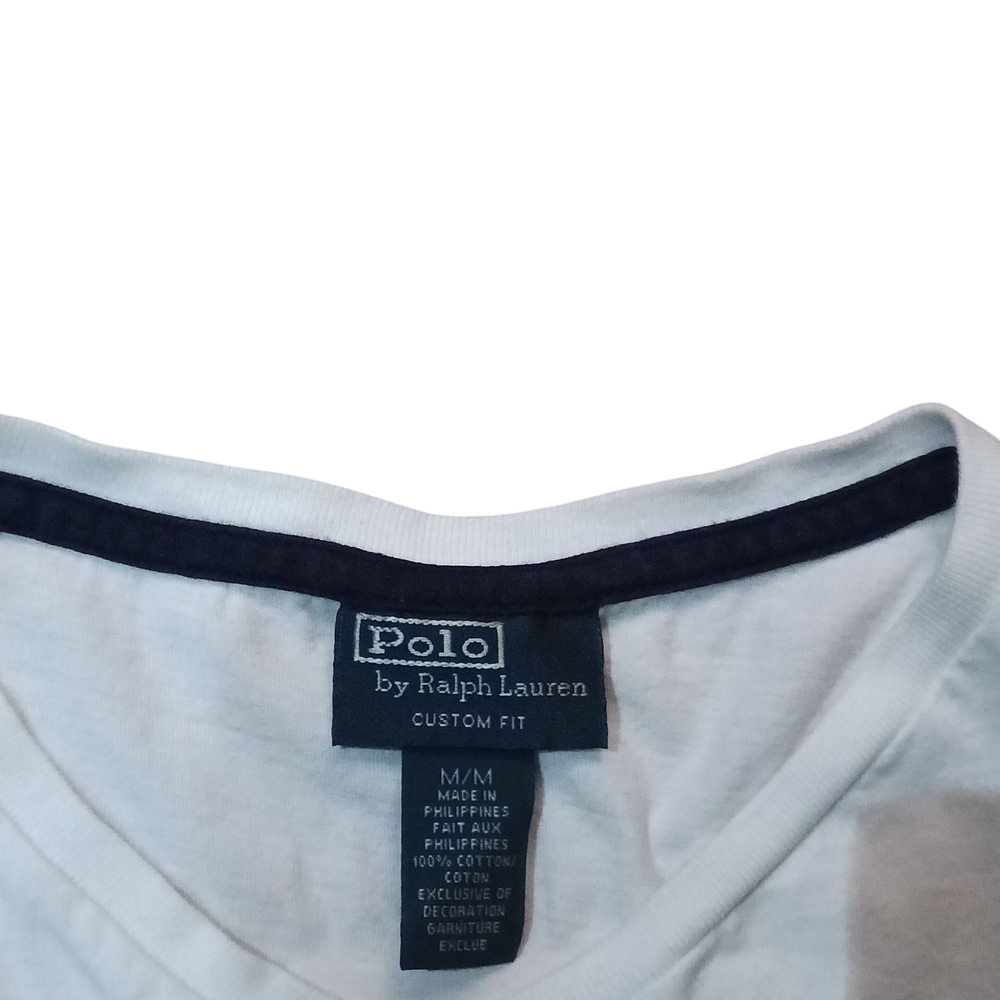 Polo by Ralph Lauren White and Black Graphic Tee - Picture 2 of 6